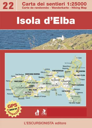 Isola d'Elba. The great Elban Traverse. Con carta escursionistica 1:25000 - Luca Zavatta - Libro L'Escursionista 2016, Alte vie | Libraccio.it
