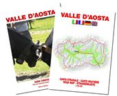 Valle d'Aosta. Guida turistica e pianta della città. Con guida turistica