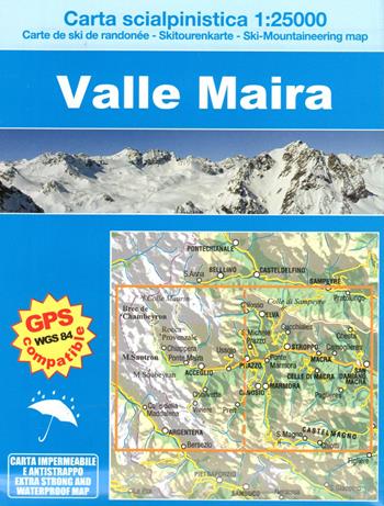 Valle Maira 1:25000. Carta dei sentieri-Carte de randonée-Wanderkarte-Hiking Map - Renato Botte - Libro L'Escursionista 2018, Le nevi dell'escursionista | Libraccio.it