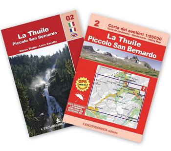 La Thuile, piccolo San Bernardo 1:25.000 trekking. Mappa escursionistica. Con carta. Ediz. multilingue - Luca Zavatta, Marco Blatto - Libro L'Escursionista 2018, Trekking week-end | Libraccio.it