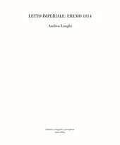 Letto imperiale: Eremo 1814. Ediz. italiana e tedesca