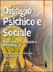 Disagio psichico e sociale. Raccolta tematica reading San Benedetto del Tronto (AP) 2013