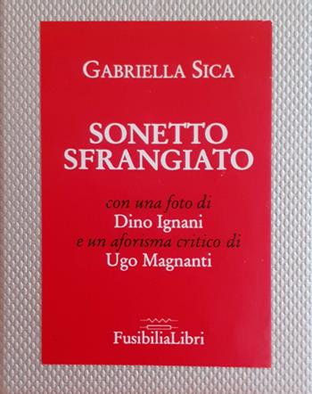 Sonetto sfrangiato. Ediz. illustrata - Gabriella Sica - Libro FusibiliaLibri 2021 | Libraccio.it