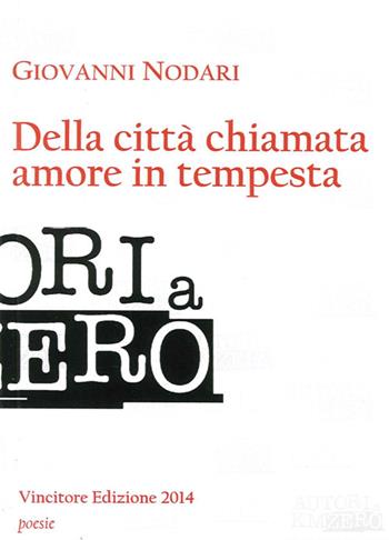 Della città chiamata amore in tempesta - Giovanni Nodari - Libro Il Rio 2014 | Libraccio.it