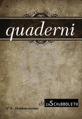 Quaderni di Inschibboleth. Nuova ediz.. Vol. 6: Decisioni sovrane.