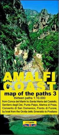 Map of the paths of the Amalfi coast. Scale 1:10.000. Vol. 3: From Conca dei Marini to Positano. - Gabriele Cavaliere - Libro Officine Zephiro 2014, Cart&guide | Libraccio.it