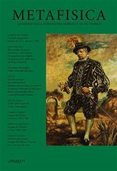 Metafisica. Quaderni della fondazione Giorgio e Isa de Chirico (2018). Vol. 17-18