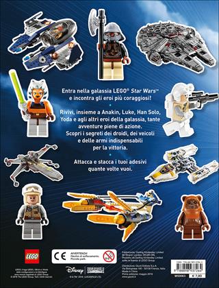 Tutto sugli eroi. Star Wars Lego. Con adesivi  - Libro Lucas Libri 2016, Attacca gli eroi | Libraccio.it