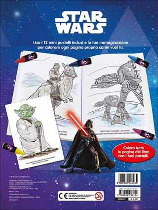 Star Wars. Libro pastello. Ediz. a colori. Con gadget  - Libro Lucas Libri 2016 | Libraccio.it