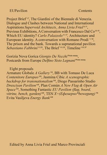 EUPavilion  - Libro Bruno (Venezia) 2022 | Libraccio.it