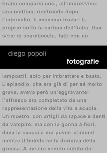 Fotografie - Diego Popoli - Libro Project 2015 | Libraccio.it