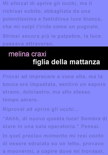 Figlia della mattanza - Melina Craxi - Libro Project 2017 | Libraccio.it