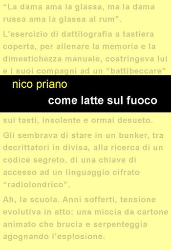 Come latte sul fuoco - Nico Priano - Libro Project 2017 | Libraccio.it