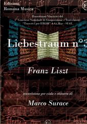 Liebestraum n°3. Trascrizione per viola e chitarra. Spartito