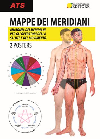 Mappe dei meridiani. Anatomia dei meridiani per gli operatori della salute e del movimento. Con 2 Poster  - Libro ATS Giacomo Catalani Editore 2020 | Libraccio.it