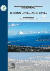 Le scienze naturali nella scuola (2018). Vol. 58
