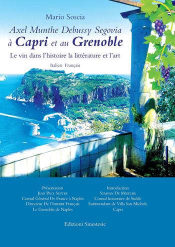 Axel Munthe Debussy Segovia à Capri et au Grenoble. Le vin dans l'histoire la littérature et l'art. Ediz. italiana e francese - Mario Soscia - Libro Sinestesie 2017, Biblioteca di Sinestesie | Libraccio.it