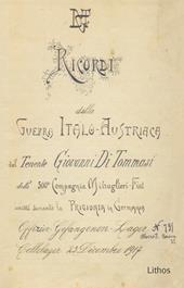Ricordi della guerra italo-austriaca del tenente Giovanni Di Tommasi