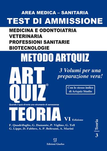Artquiz Teoria. Test di ammissione per Medicina, Odontoiatria, Veterinaria, Professioni Sanitarie e Biotecnologie. Area medica-sanitaria  - Libro Giurleo Arturo 2021 | Libraccio.it