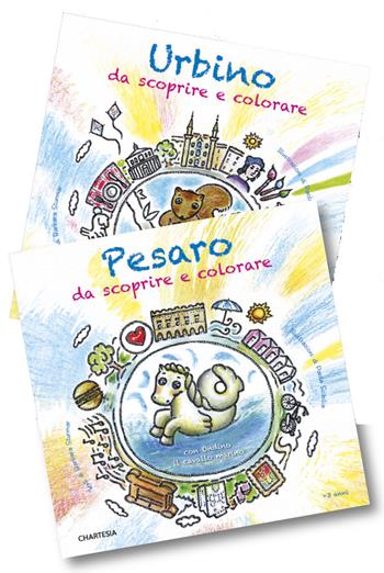 Pesaro e Urbino da scoprire e colorare. Con Ondino il cavallo marino e Pino lo scoiattolo. Ediz. a caratteri grandi - Barbara Sturmar - Libro Edizioni Chartesia 2025, Scopri e colora | Libraccio.it