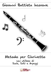 Metodo per clarinetto con utilizzo di scale, salti e arpeggi