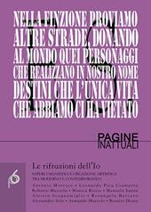 Le rifrazioni dell’Io. Saperi umanistici e creazione artistica tra moderno e contemporaneo
