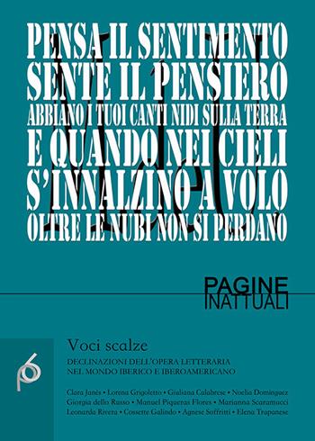 Voci scalze  - Libro Edizioni Arcoiris 2020, Pagine inattuali | Libraccio.it