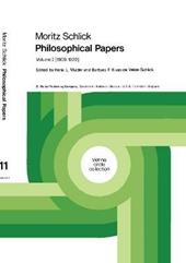 Moritz Schlick Philosophical Papers