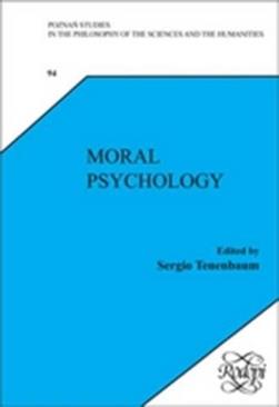 Moral Psychology  - Libro Brill, New Trends in Philosophy | Libraccio.it
