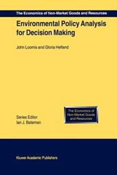 Environmental Policy Analysis for Decision Making