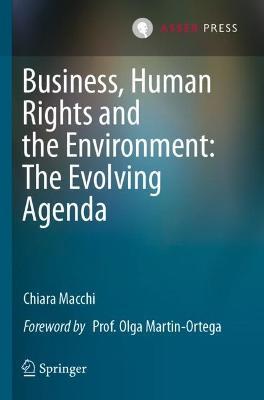 Business, Human Rights and the Environment: The Evolving Agenda - Chiara Macchi - Libro T.M.C. Asser Press | Libraccio.it