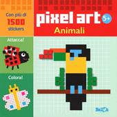 Animali. Pixel art. Con stickers. Ediz. illustrata
