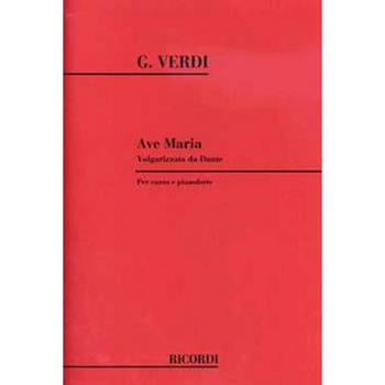 Ave Maria - Giuseppe Verdi - Vocal and Piano - Giuseppe Verdi - Libro Ricordi 2020 | Libraccio.it