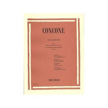 G. Concone - 50 Lezioni Op. 9 Per Il Medium della Voce  - Libro Ricordi 2003 | Libraccio.it