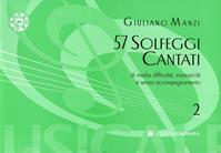 G. Manzi. Solfeggi Cantati Manoscritti vol. 2 (57 Solfeggi)  - Libro Carrara 2020 | Libraccio.it