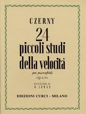 24 piccoli studi della velocità Op. 636. Per pianoforte. Spartito. Metodo