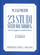 23 studi scelti dal «Gradus» secondo i programmi ministeriali d'esame