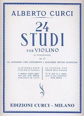 24 studi per violino (1° posizione) op. 23