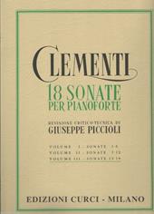 18 sonate per pianoforte. Vol. 3