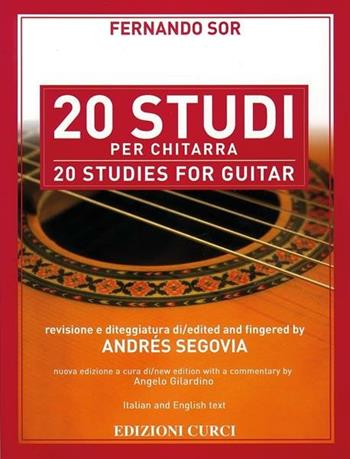 20 studi per chitarra  - Libro Curci 2010 | Libraccio.it