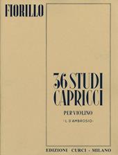 36 studi capricci per violino