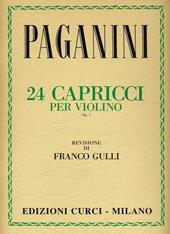 24 capricci Op. 1. Per violino. Spartito