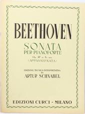 Sonata Op. 57 in Fa minore «Appassionata». Per pianoforte. Spartito