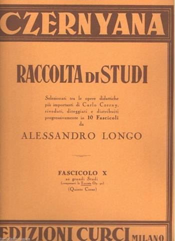 Czernyana. Per pianoforte. Spartito - Carl Czerny - Libro Curci 2020 | Libraccio.it