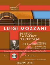 20 studi e 6 capricci per chitarra. Spartito