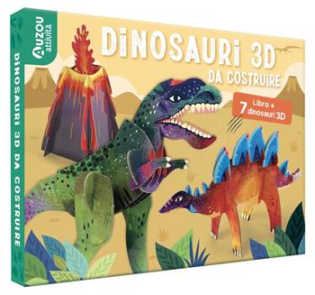 Dinosauri 3D da costruire. Ediz. a colori. Con 7 dinosauri 3D - Ana Brecevic, Maude Guesné - Libro Auzou 2024 | Libraccio.it