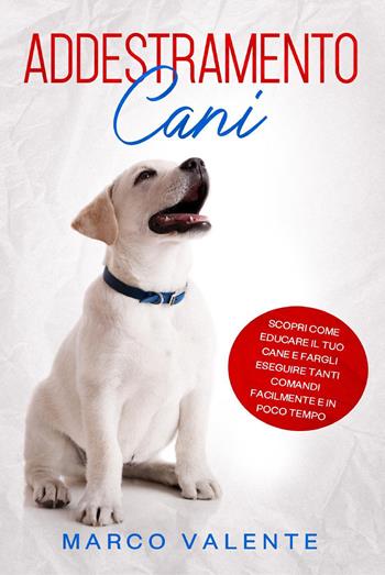 Addestramento cani. Scopri come educare il tuo cane e fargli eseguire tanti comandi facilmente e in poco tempo - Marco Valente - Libro Youcanprint 2021 | Libraccio.it