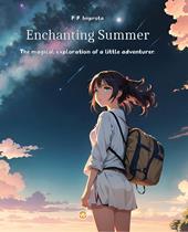 Enchanting summer. The magical exploration of a little adventurer