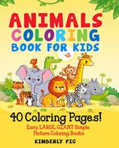 Animals coloring book for kids