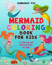 Mermaid coloring book for kids